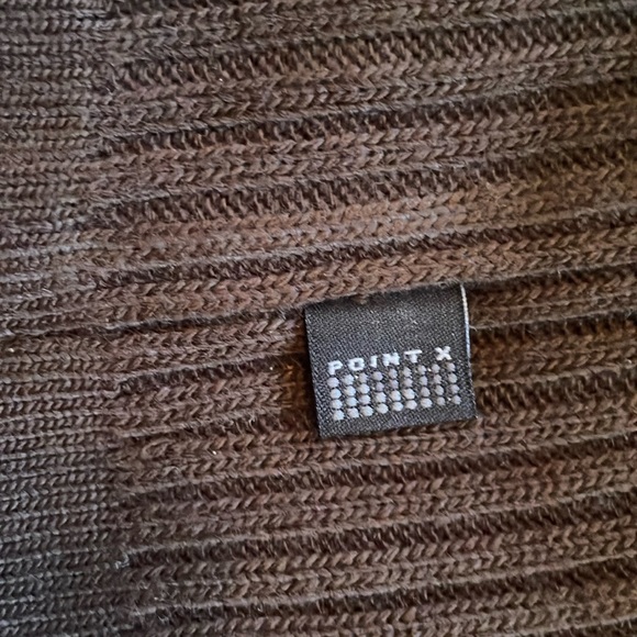 POINT•X MENS XL CREW-NECK Sweater Colors shades of Browns NEW NEVER WORN - Picture 13 of 15